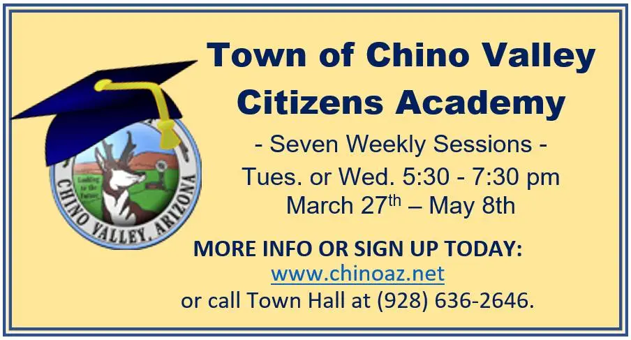 Chino Valley Citizens Academy