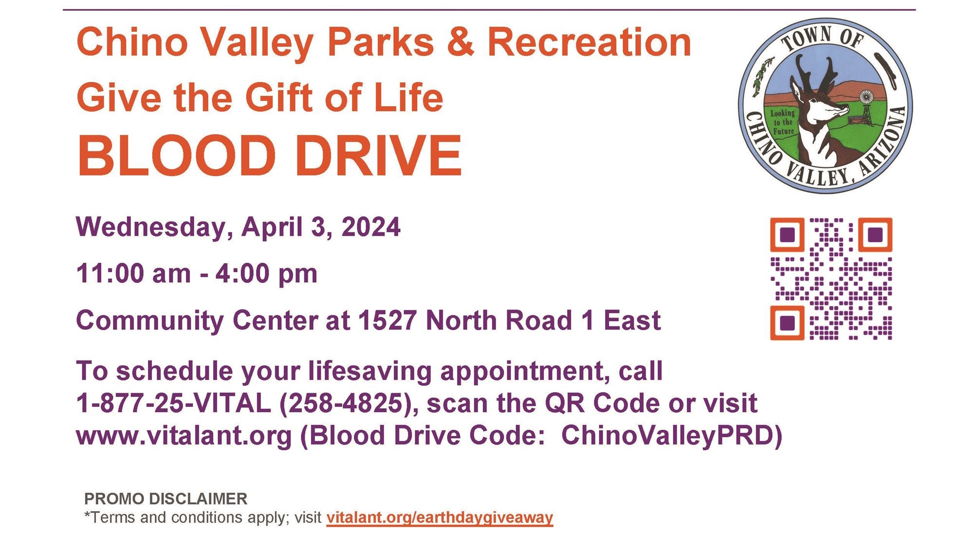 Give the Gift of Life Blood Drive