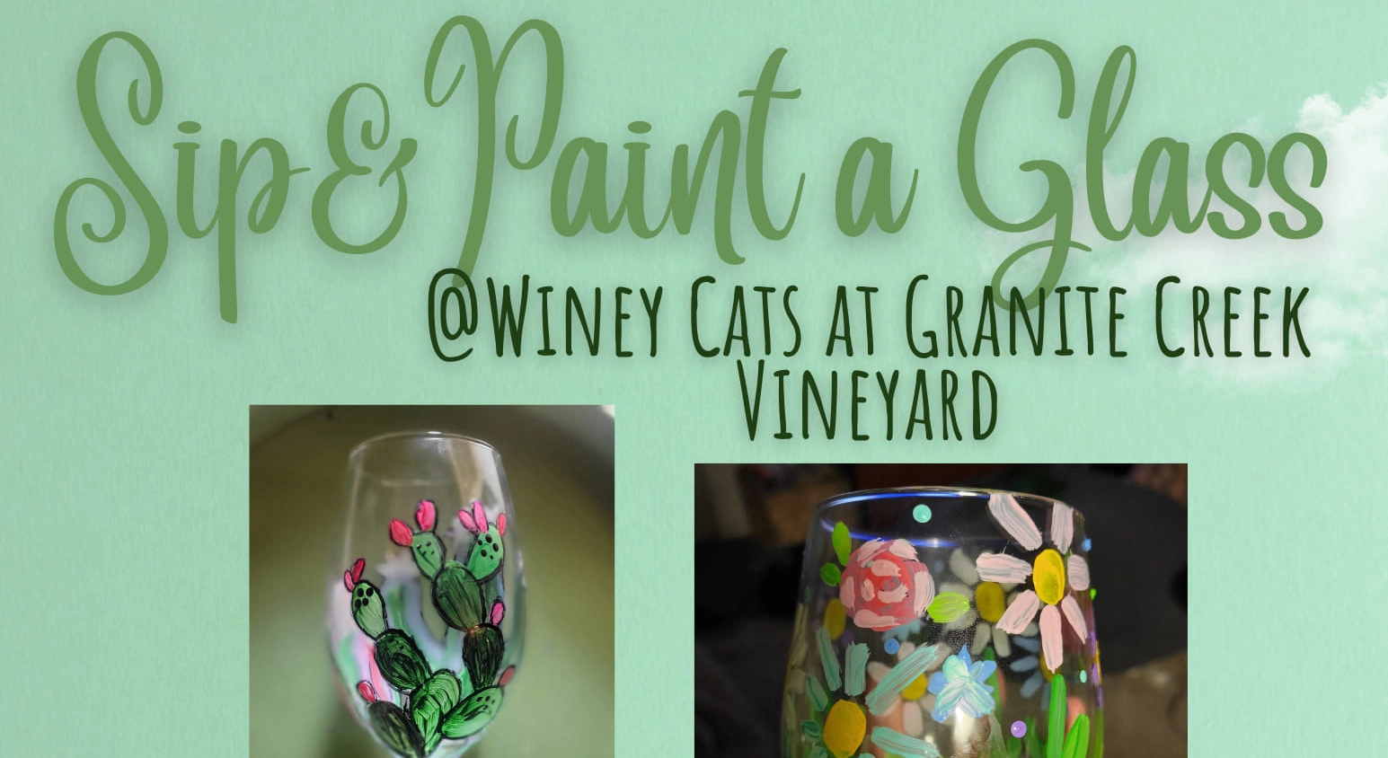 Sip & Paint @ Winey Cats at Granite Creek Vinyard