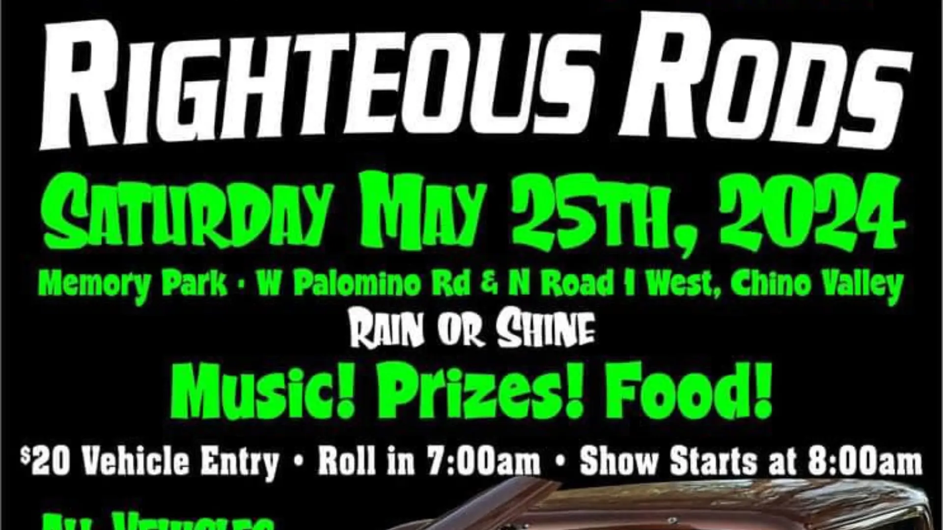 Chino Valley Righteous Rod Car Show