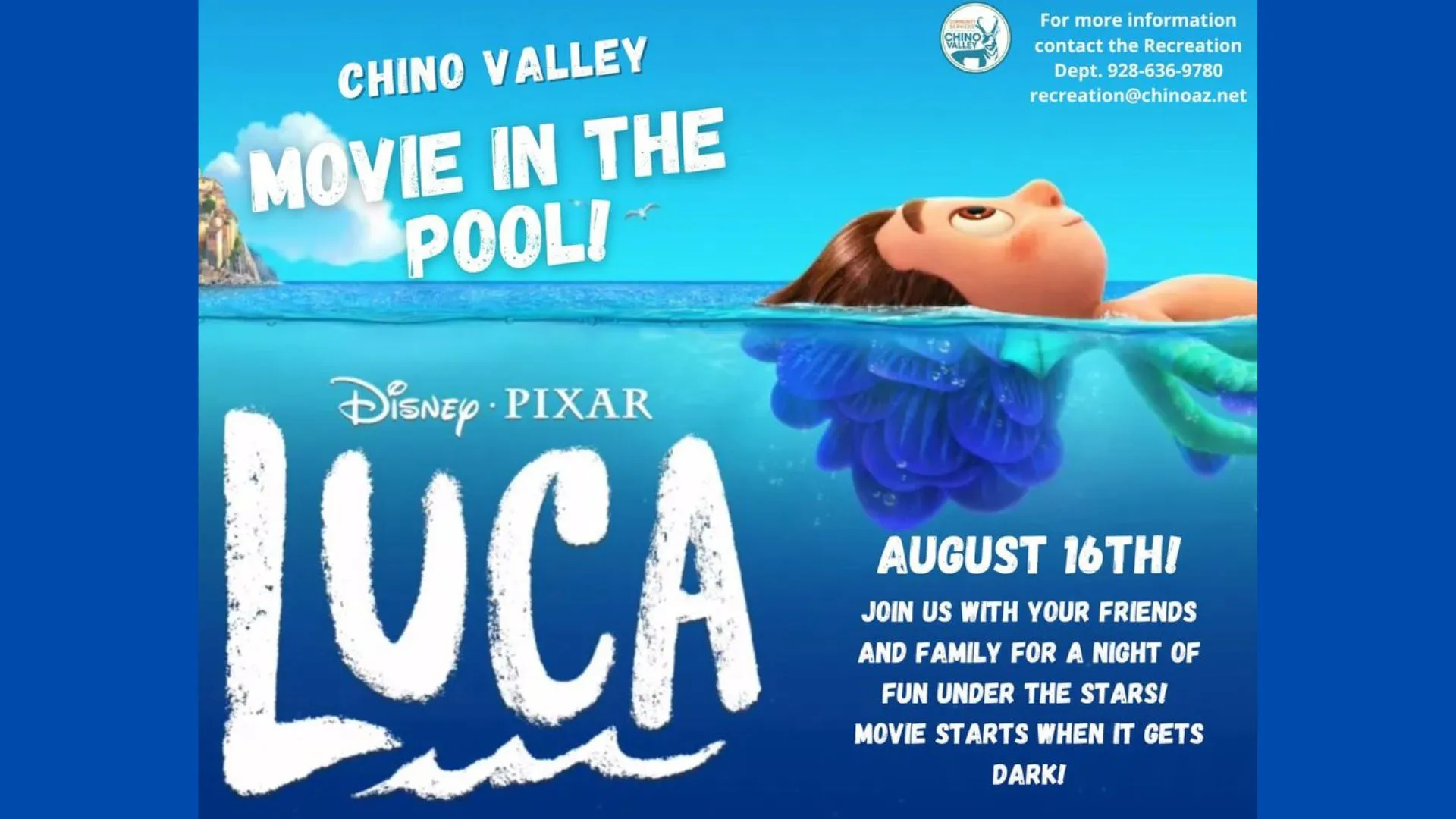 Movie at Chino Valley Pool