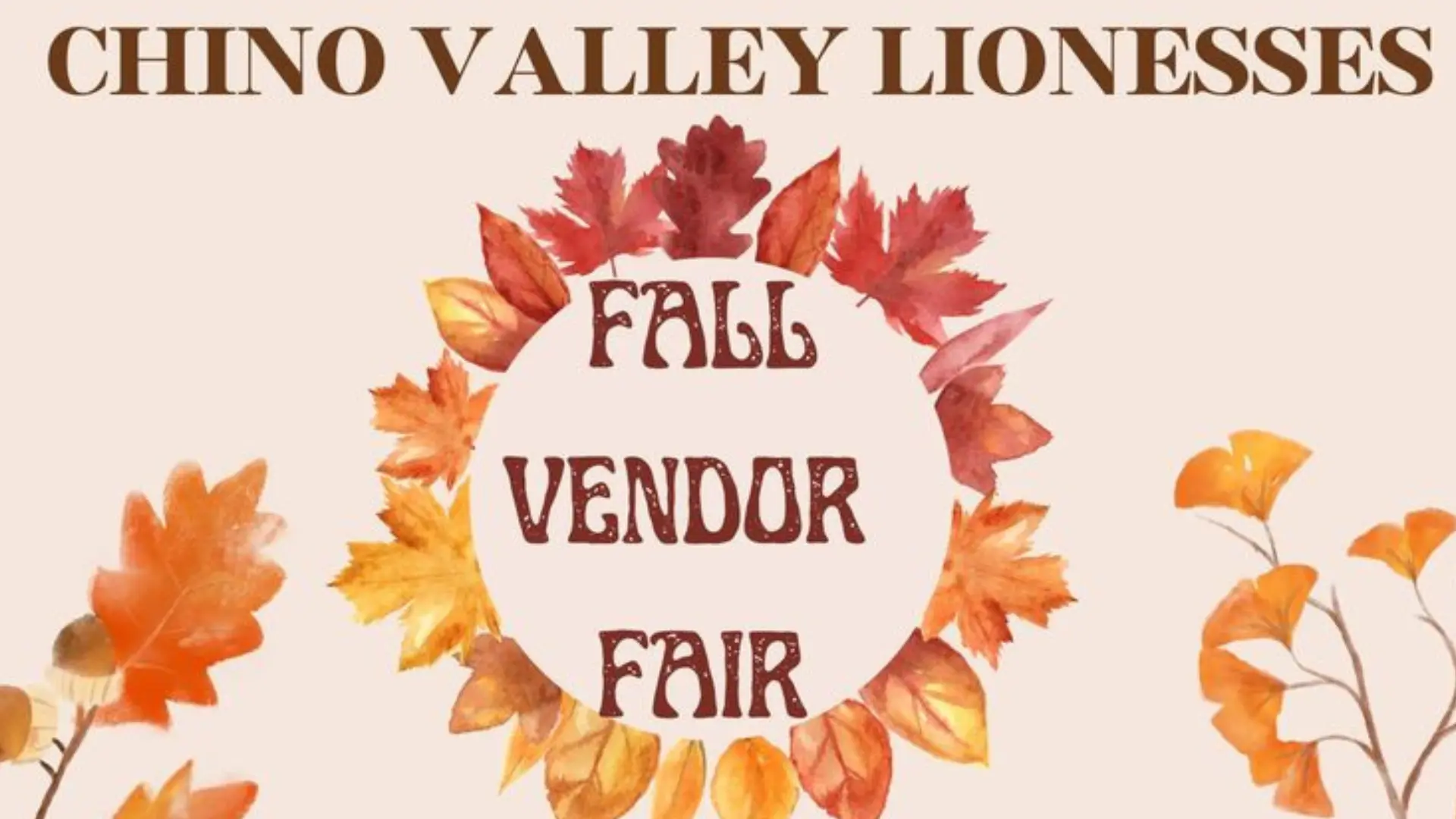 Chino Valley Lionesses - Fall Vendor Fair