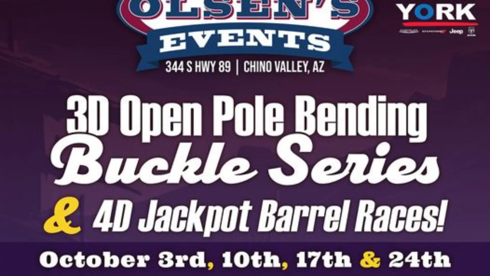 Chino Valley Olsen Events Buckle Series