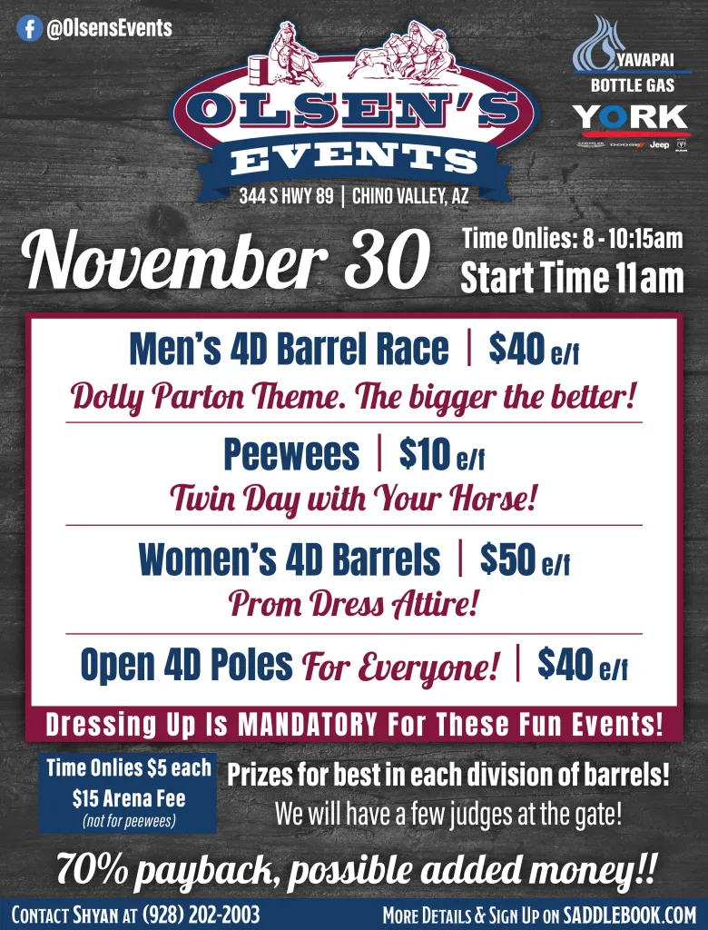 Olsen Events Themed Barrel Race