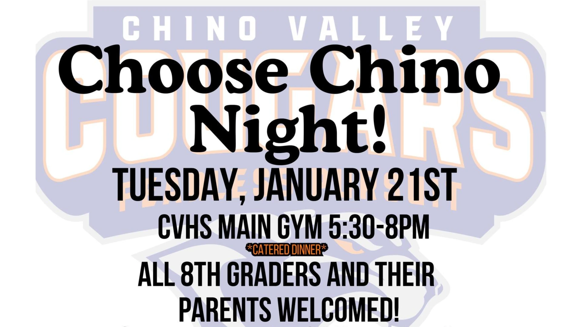 Choose Chino Valley High School Night