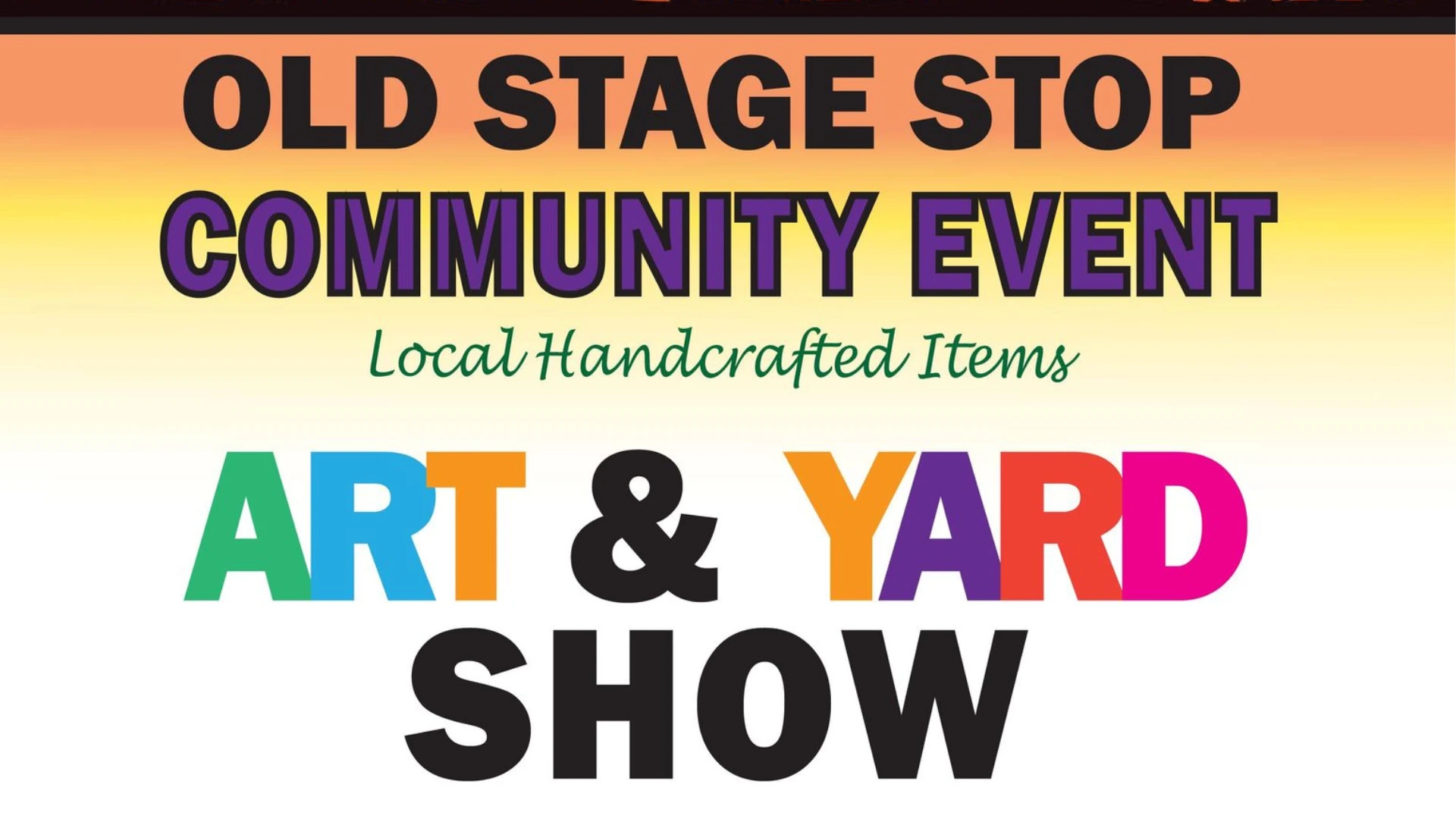 Chino Valley Old Stage Stop Art and Yard Show