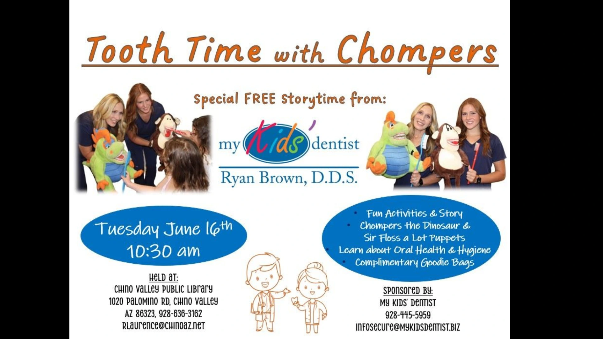 Chino Valley Tooth Time with Chompers